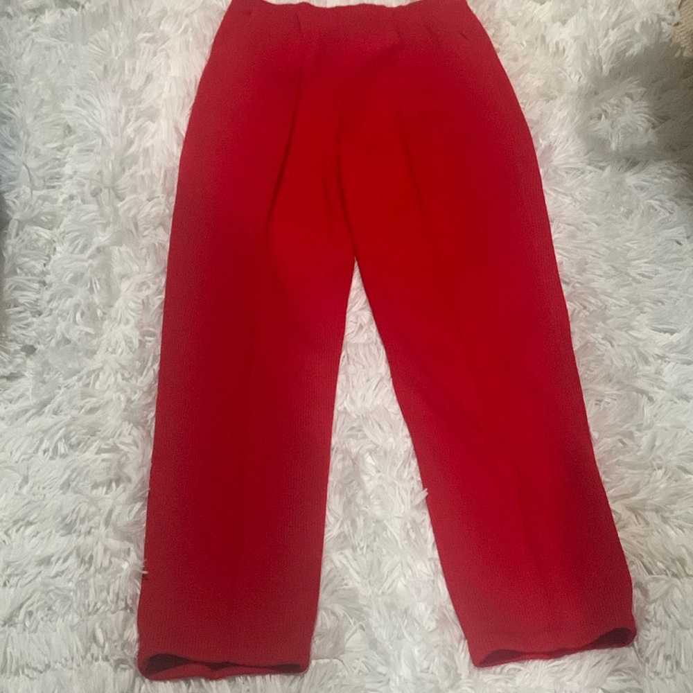 St. John Knit Red Pants